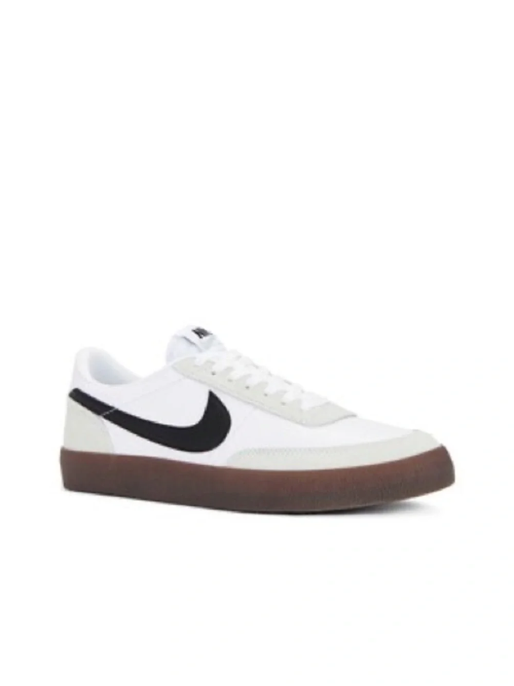 Nike Killshot 2 Leather in White, Black, Light Silver, & Gum Dark Brown